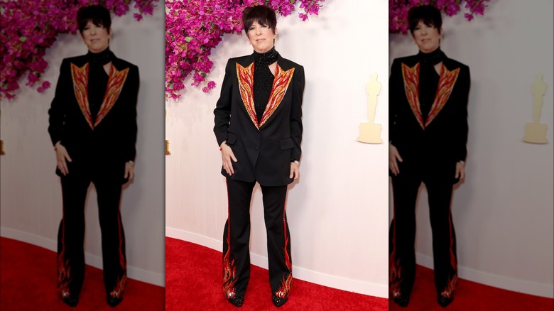 Diane Warren on the red carpet