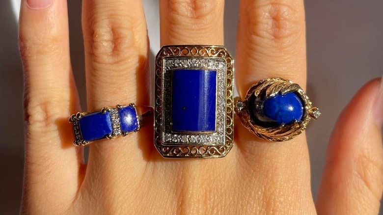Lapis Lazuli rings