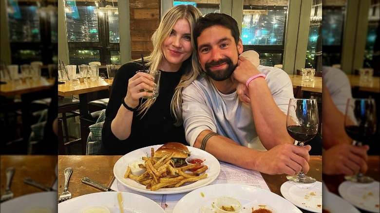 Amanda Kloots and Michael Allio have dinner together