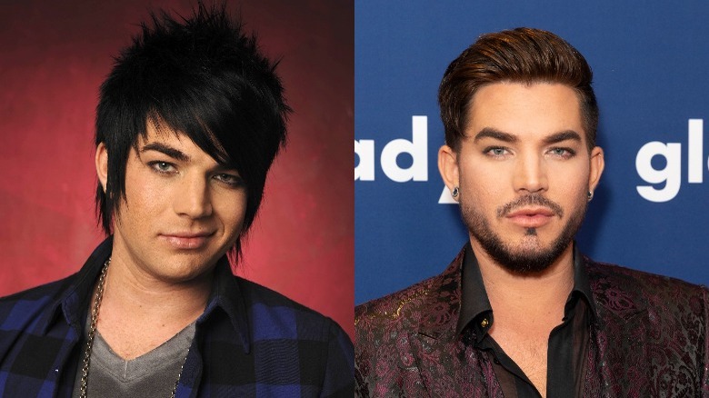 Adam Lambert then and now 