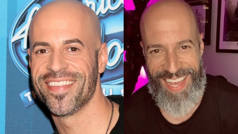 Chris Daughtry then and now 