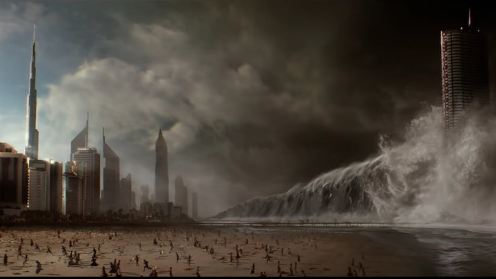 A city being flooded in Geostorm