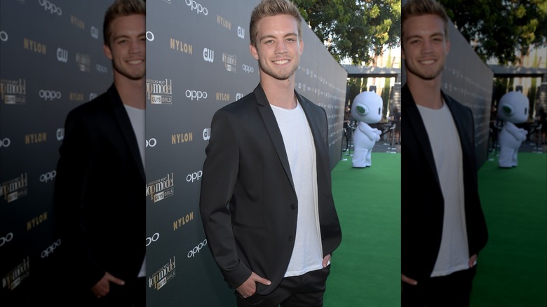 Dustin McNeer at the 2015 premiere of "America's Next Top Model" in West Hollywood