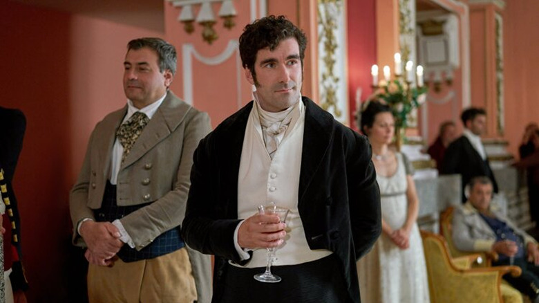 Austen in America's Mr. Darcy looking bemused