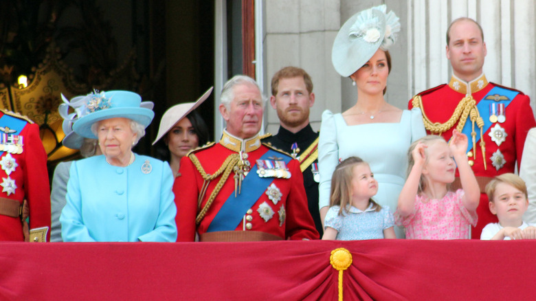 The royal family at Trooping the Colour