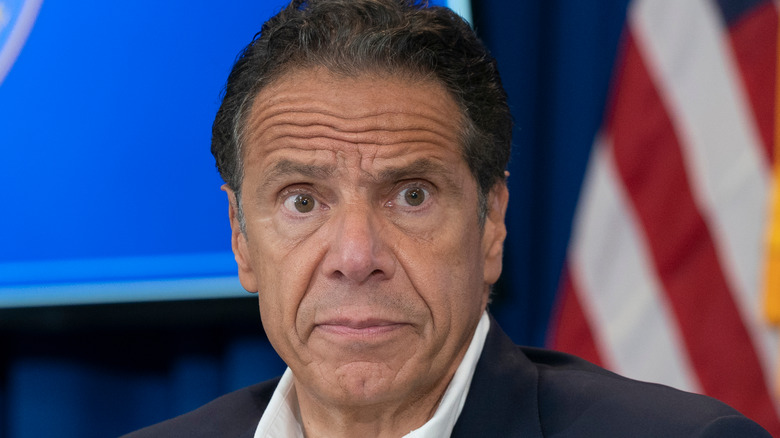 Andrew Cuomo looking perplexed