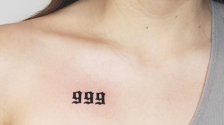 999 tattoo