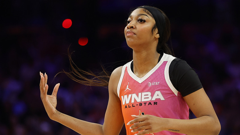 Angel Reese in WNBA All-Star jersey