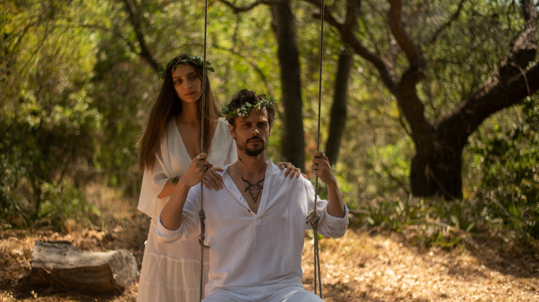 Angela Sarafyan and Matthew Gray Gubler