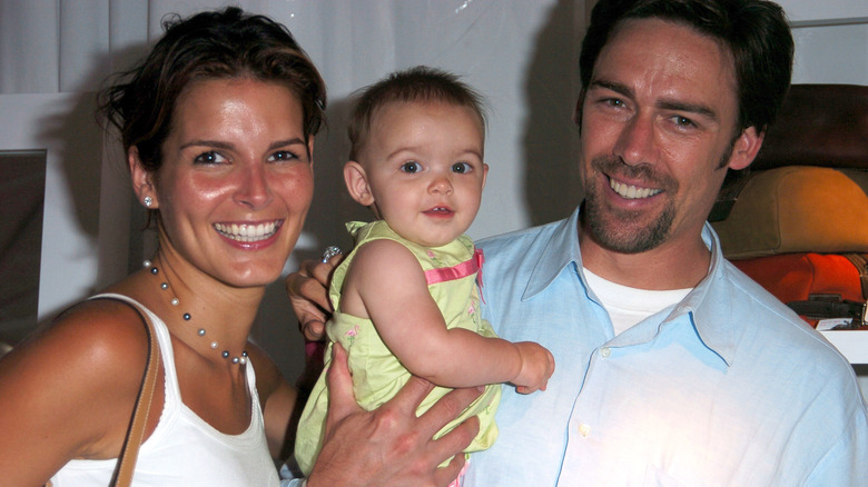 Angie Harmon, Finley Faith, Jason Sehorn