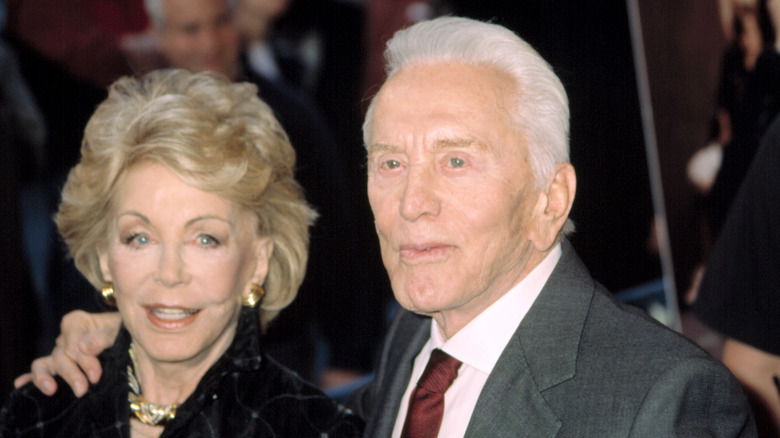 Anne and Kirk Douglas at event