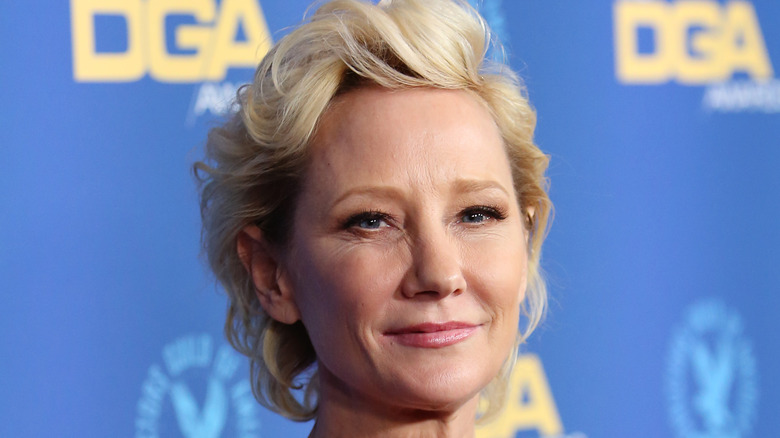 Anne Heche on the red carpet