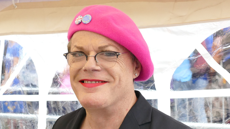 Eddie Izzard smiles