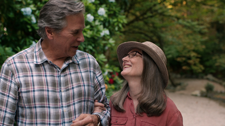 Annette O'Toole as Hope McCrea, and Tim Matheson as Doc Mullins, in Virgin River