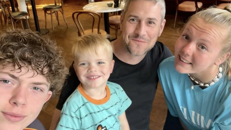 Ant Anstead with his three kids