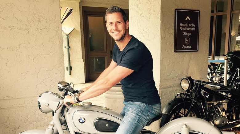 Ant Anstead on motorcycle in 2016