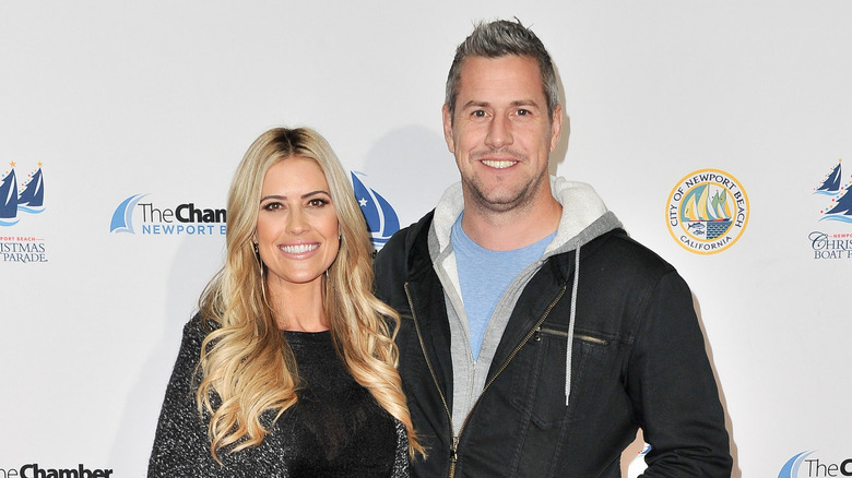 Christina Hall, Ant Anstead smiling