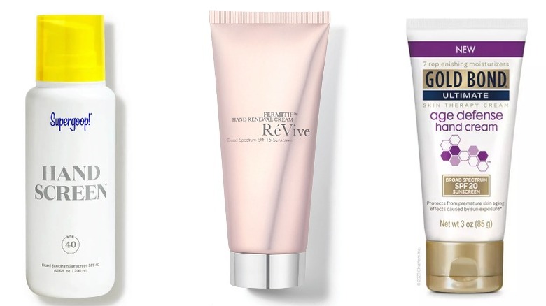 Three anti-aging hand cream options