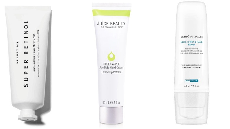 Three anti-aging hand cream options