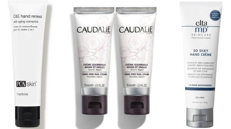 Three anti-aging hand cream options