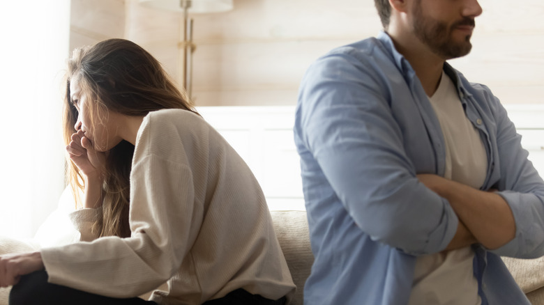 couple during conflict