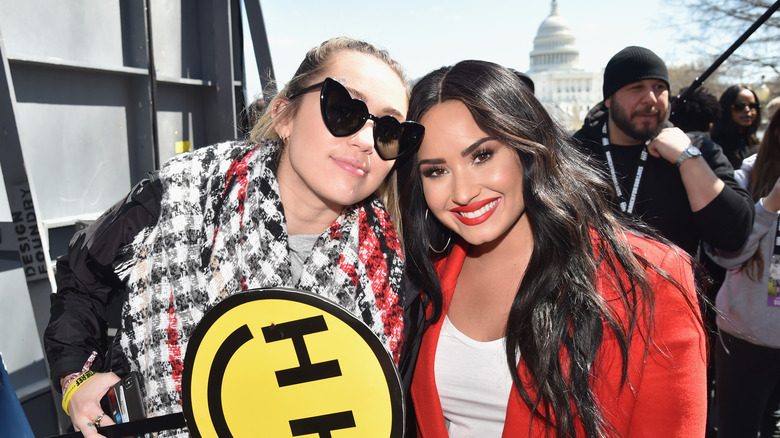 Miley Cyrus and Demi Lovato