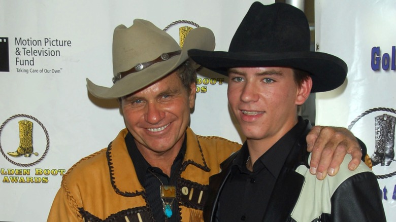 Martin Kove and Jesse Kove smiling