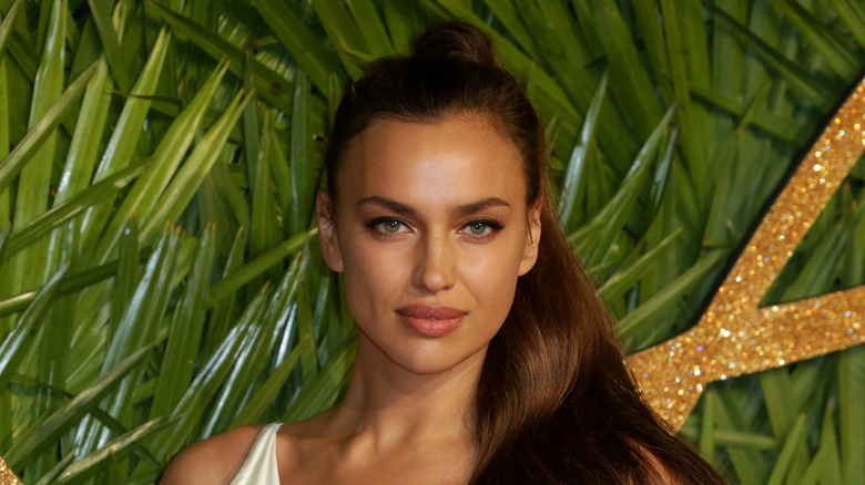 Irina Shayk on the red carpet.