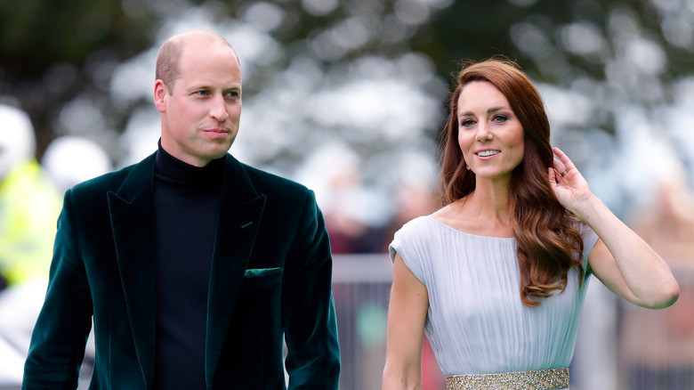 Prince William and Kate Middleton at the Earthshot Prize awards.