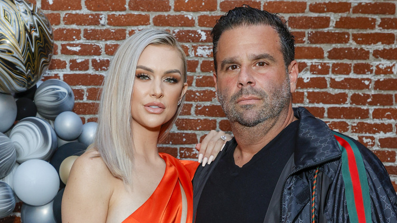 Lala Kent and Randall Emmett pose together