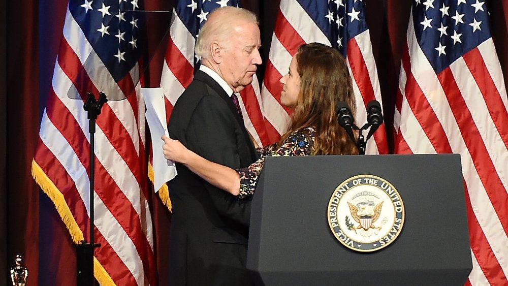 Ashley Biden and Joe Biden