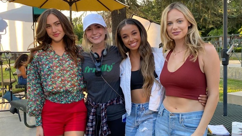 Ashley Jones with the cast