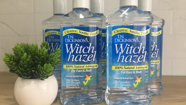 Multiple Dickinson's Witch Hazel bottles