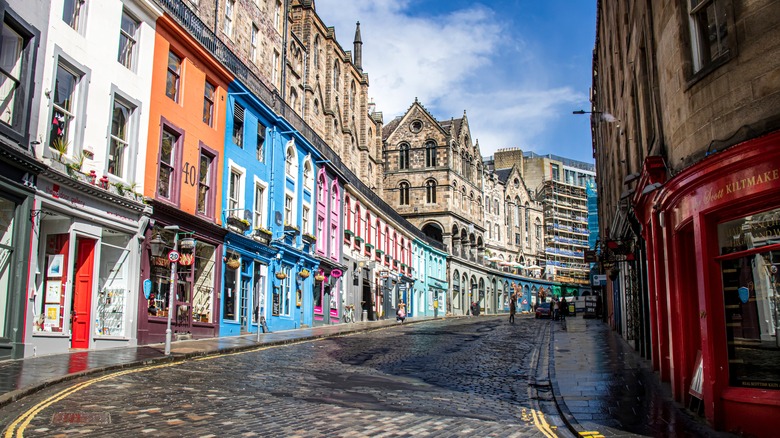 A street in Edinburgh 