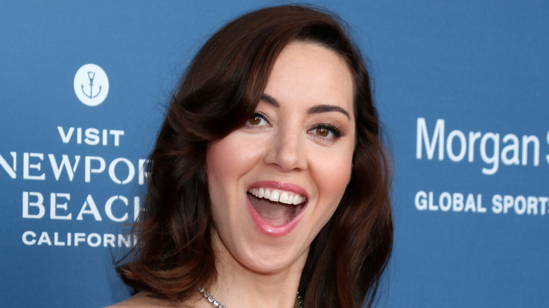 Aubrey Plaza on the red carpet