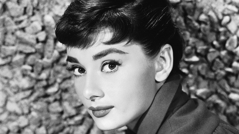 Audrey Hepburn posing