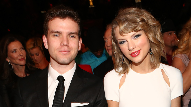 Austin and Taylor Swift smiling