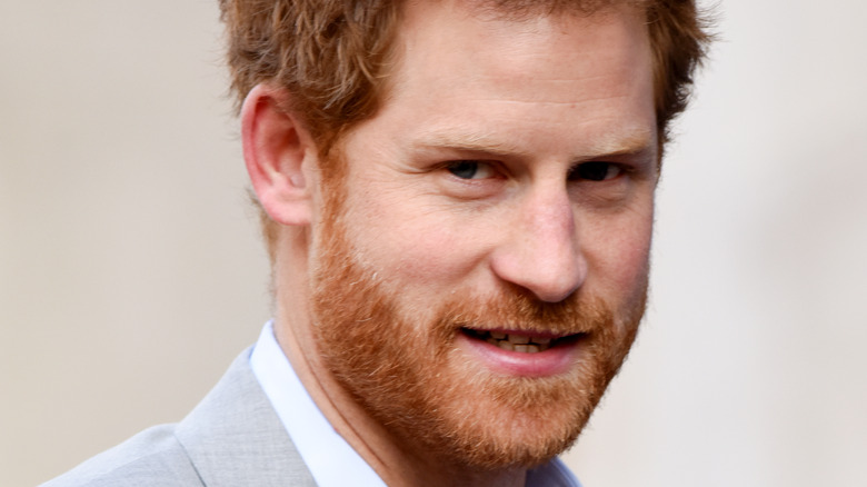 Prince Harry photographed at an event