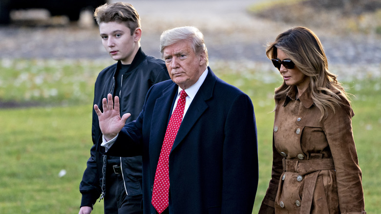 Awkward Barron Trump Moments Caught On Camera