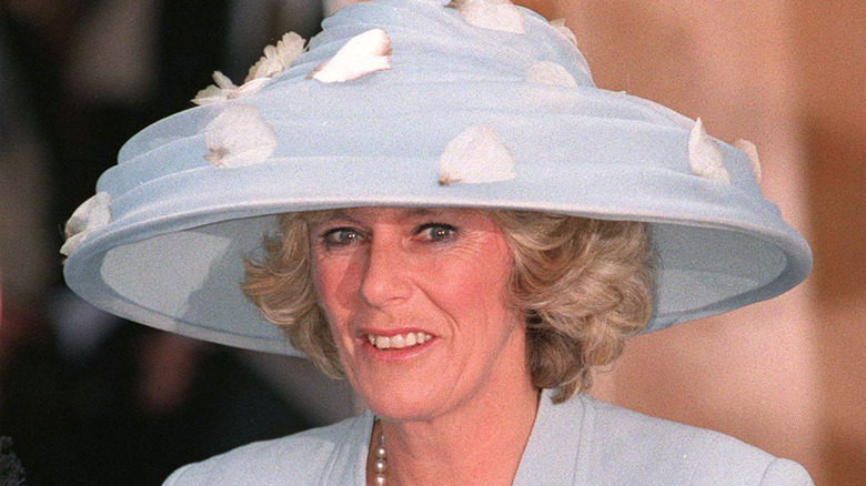 Camilla Parker Bowles wearing a hat