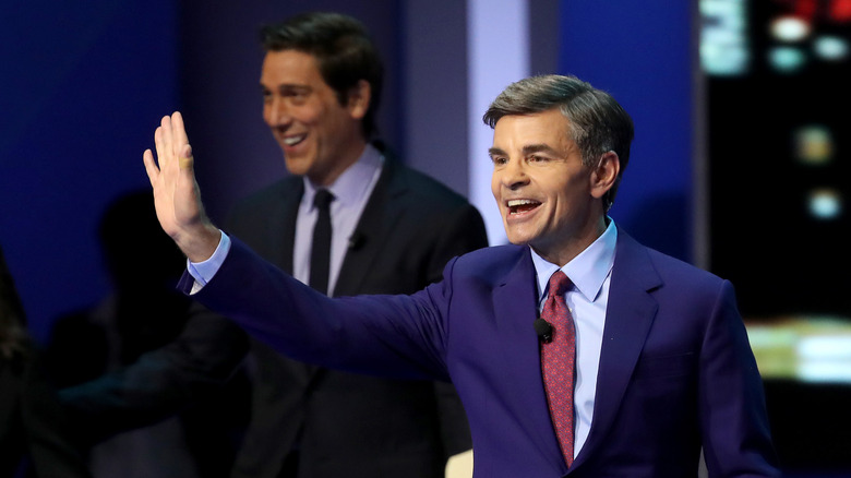 George Stephanopoulos and David Muir