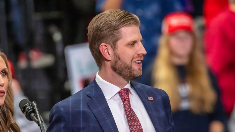 Eric Trump smiling