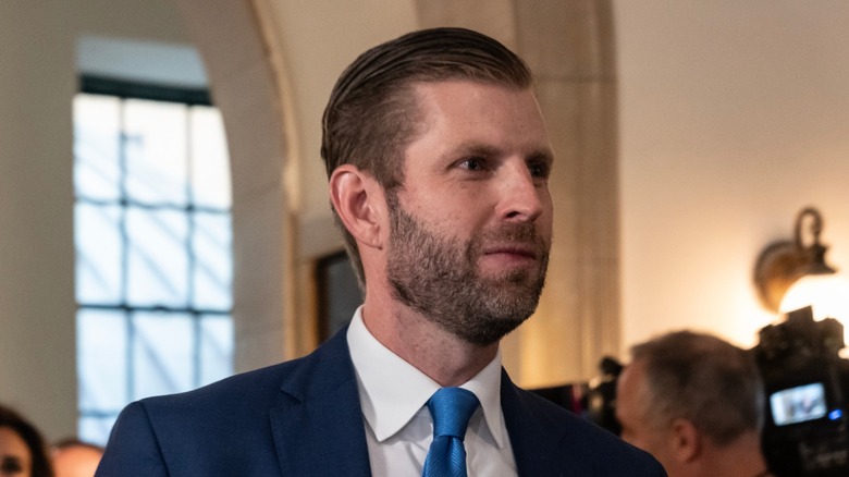 Eric Trump looking to side