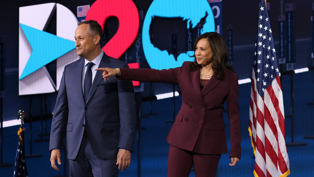 Kamala Harris with husband Doug Emhoff