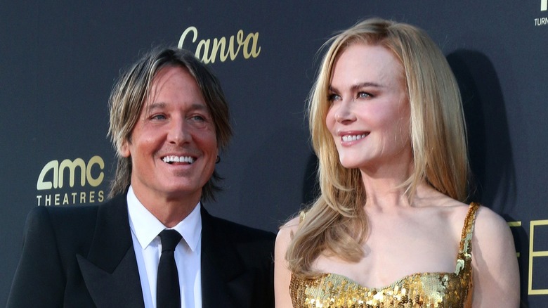 Keith Urban and Nicole Kidman smiling