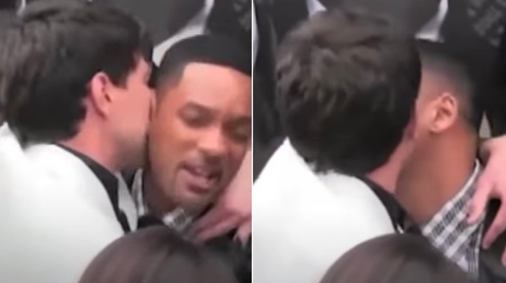 Will Smith slaps man for kissing him