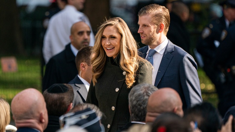 Lara and Eric Trump smiling