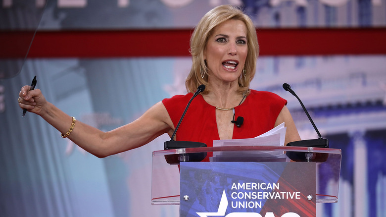 Laura Ingraham speaking at an event