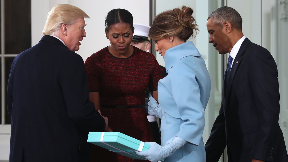 The Obamas and the Trumps in Inauguration Day