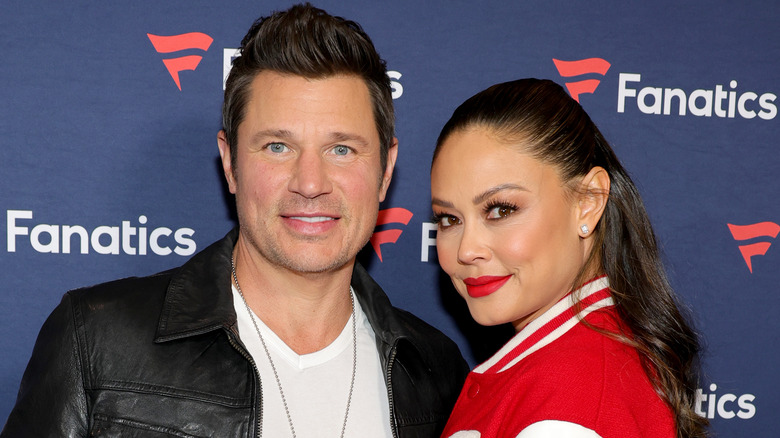 Nick and Vanessa Lachey shoulders-up